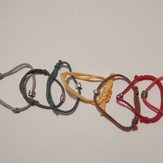Single Cord Bead Bracelets