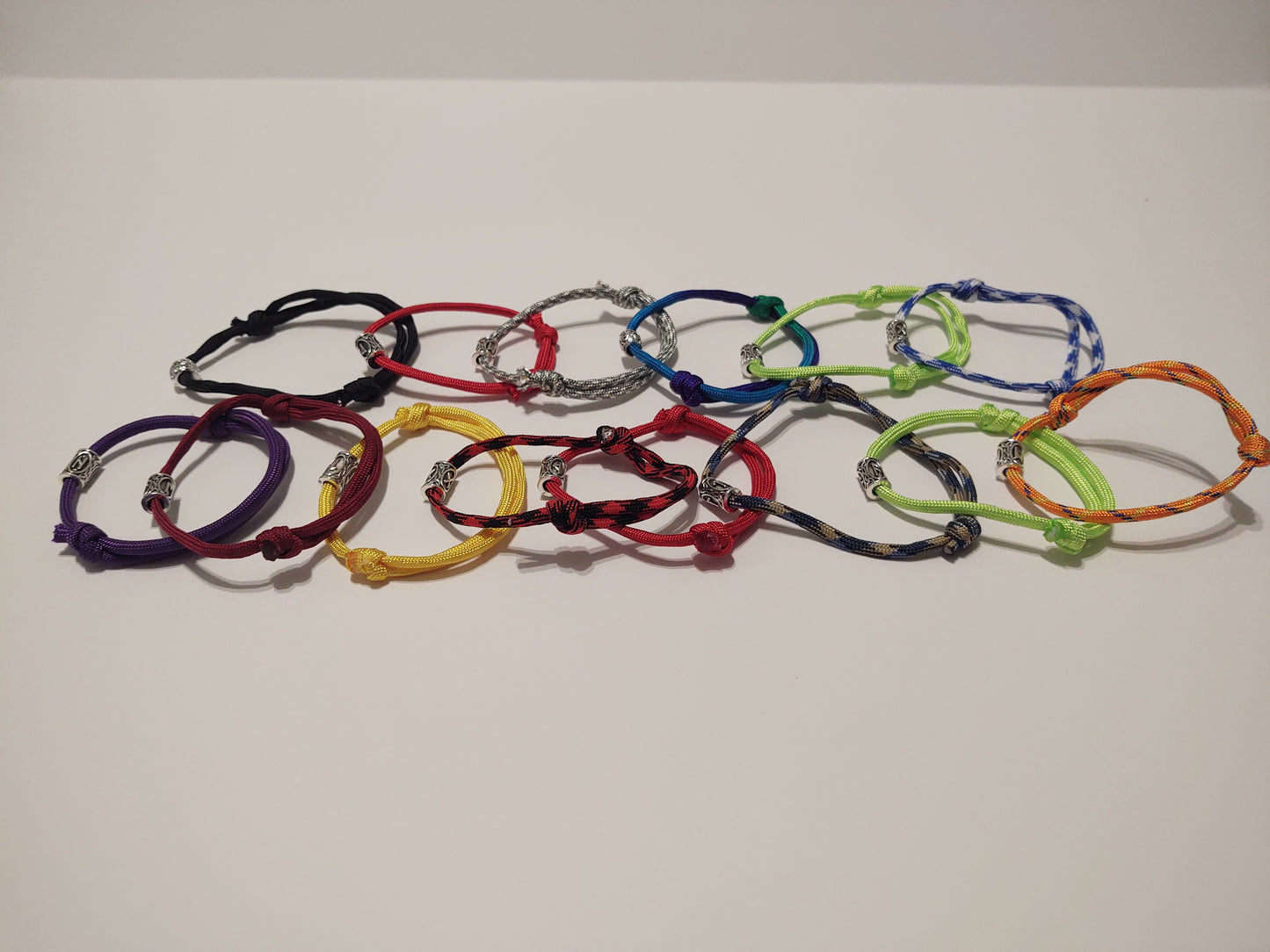 Single Cord Bead Bracelets- Paracord
