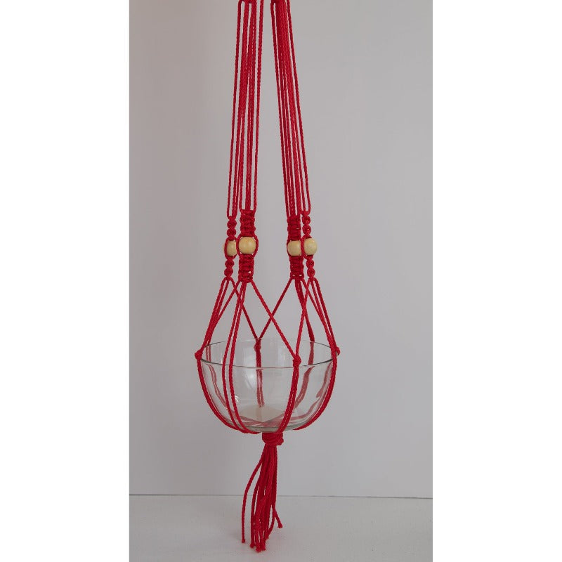 Macrame Plant Hanger beaded