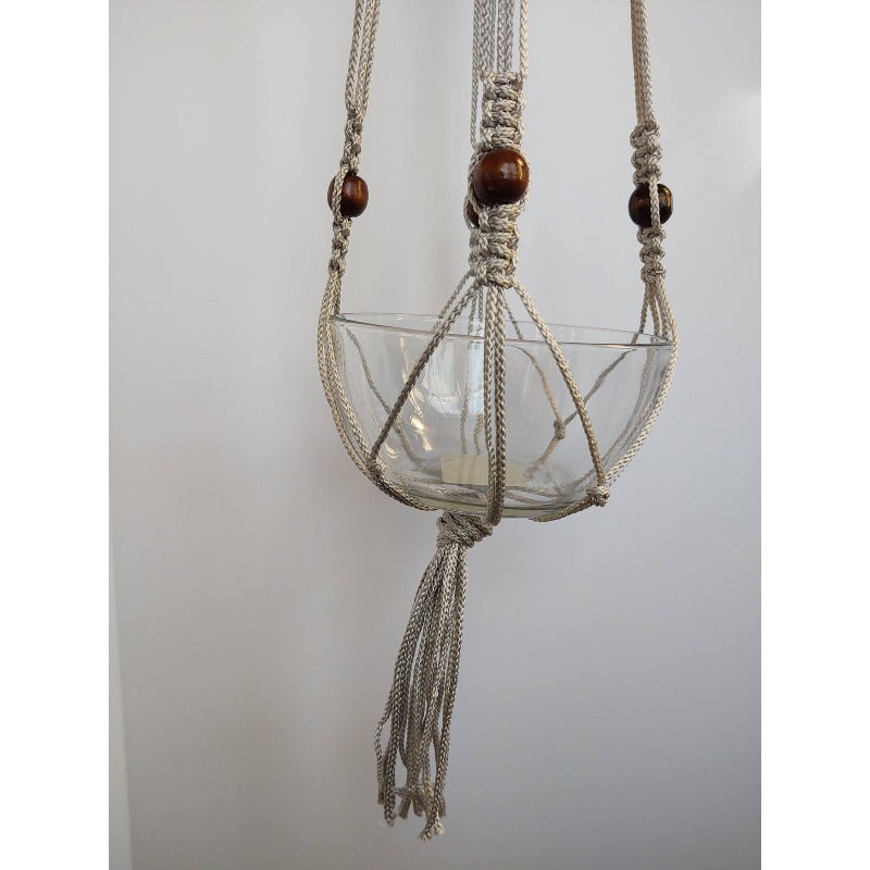 Macrame Plant Hanger beaded