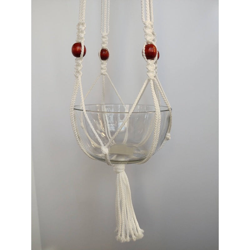 Macrame Plant Hanger beaded